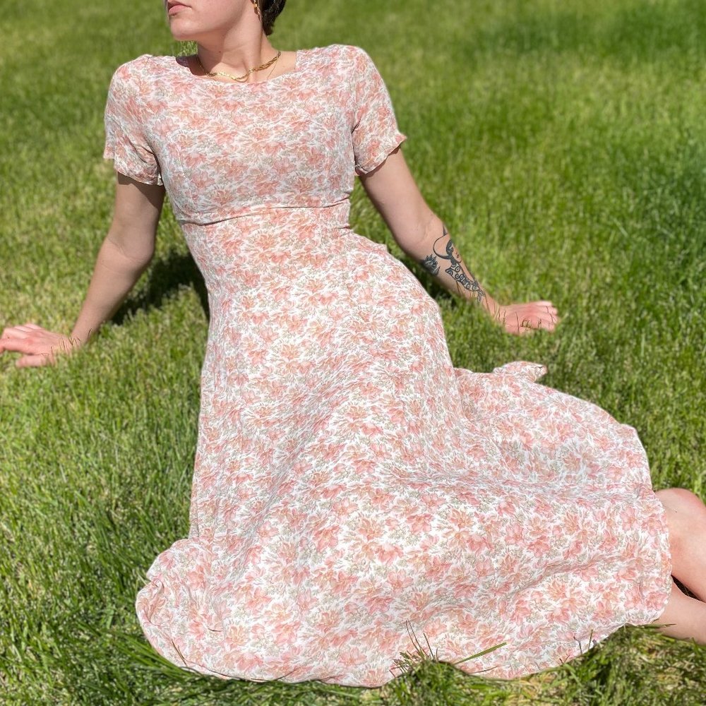 Vintage Laura Ashley Made in Great Britain Floral